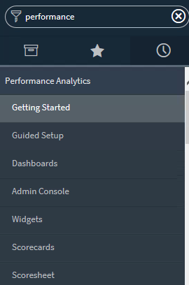 Performance Analytics(PA) Application